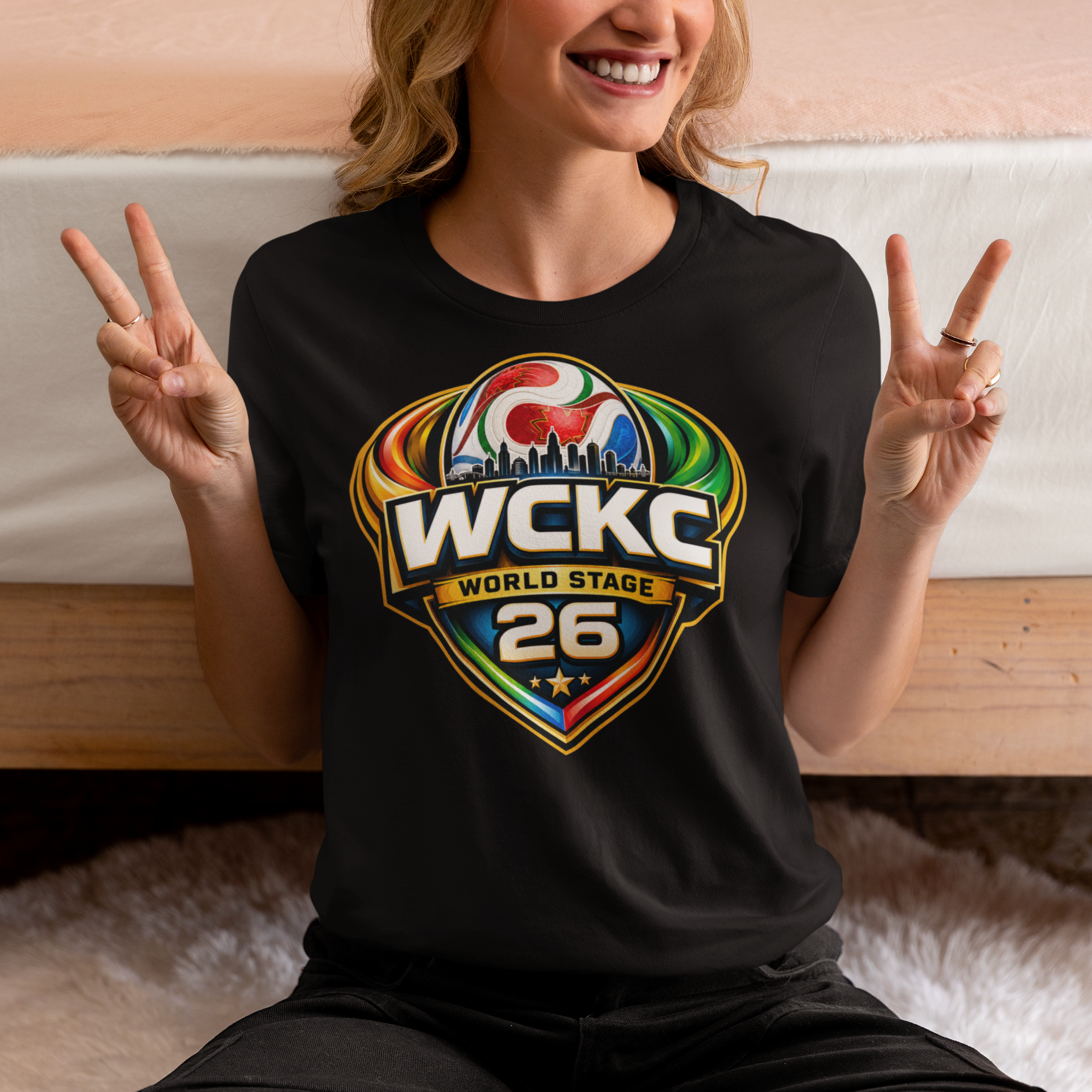 WCKC 26 World Cup Kansas City T-shirt with crest logo design by Witness Brand