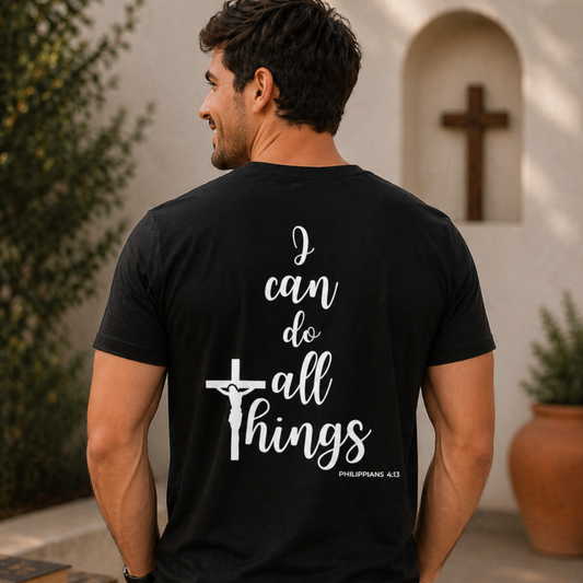 Philippians 4:13 Christian T-shirt by Witness Brand