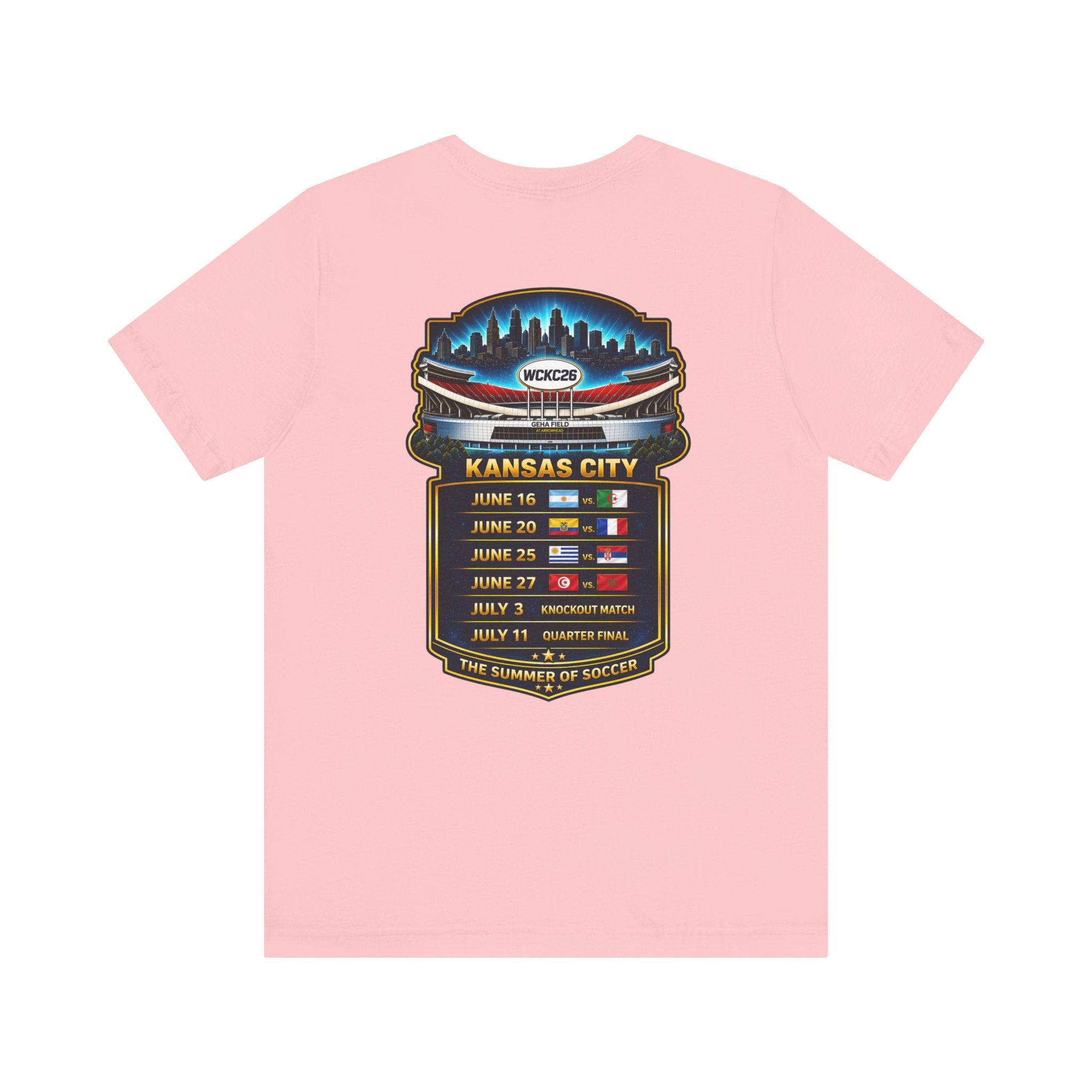 WCKC 26 World Cup T-Shirt | Kansas City Match Schedule Tee